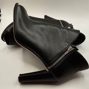 Stuart Weitzman peep toe bootie